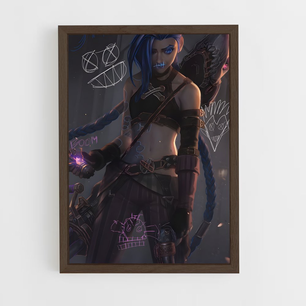 Poster Jinx, Queen of Chaos – affiche League Of Legends (vue 5)